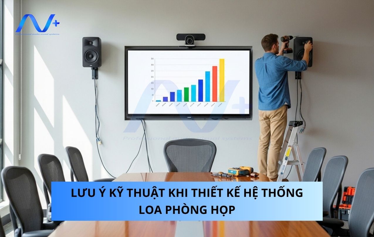 Lưu ý kỹ thuật khi thiết kế hệ thống loa phòng họp