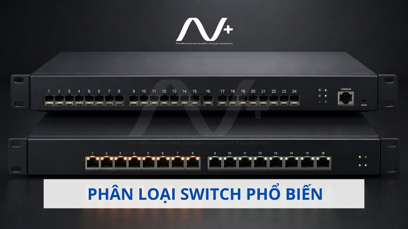 Phân loại Switch phổ biến